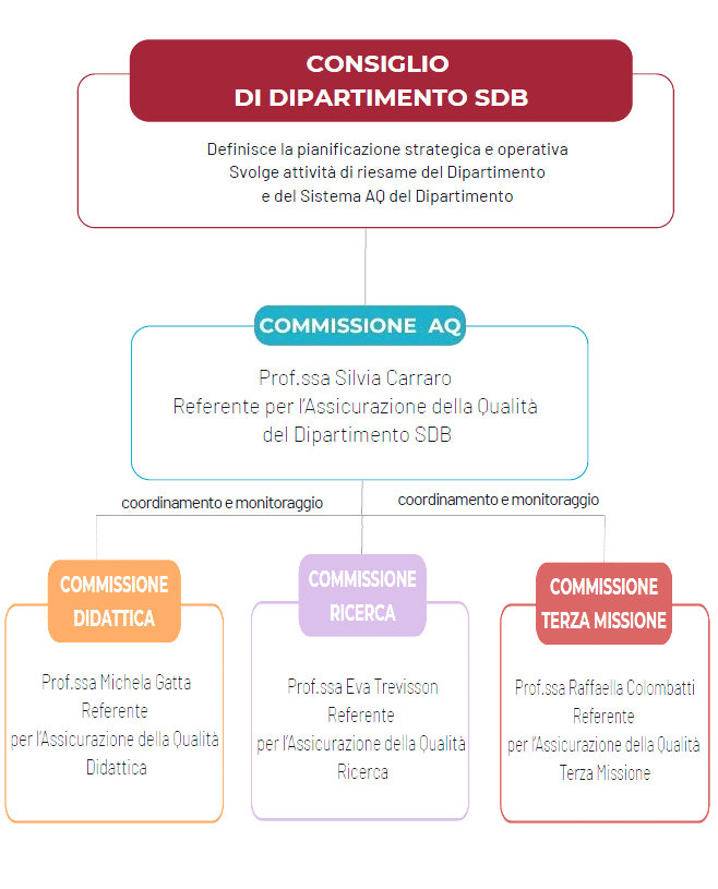 organigramma del sistema AQ SDB